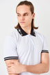 New White Men 'S Collar Detaylı Polo Collar T-Shirt