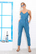 Women Blue Jumpsuit