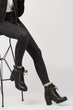 Black Matte Female Boots