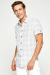 Male White Patterned Shirt