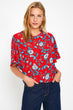 Women Red Blouse