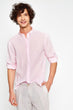 Male Pink Plaid Shirt