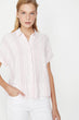 Women Pink Line Detailed Shirt