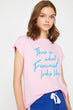 Women Pink T Shirt