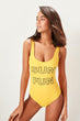 Yellow The Tagline Swimwear