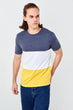 Mustard Men Panelled T-Shirts