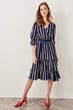 Navy Striped Dress