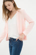 Women Rose Color Cardigan