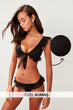 Black Lace Flounces Bikini Six
