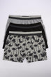 Multicolour Male 3' Package Pattern Boxer