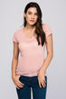 Women Pink T Shirt