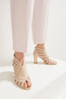 Beige Women 'S Heels Shoes