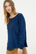 Women Navy Blue Blouse