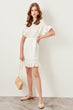 Ivory Handle Detail Dress