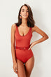 Cinnamon Belt Detail Swimsuit