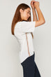 "Women 'S White Classic Collar Blouse "