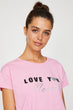 Women Pink T Shirt