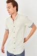 New Stone Men 'S Crew Neck Short Sleeve Slim Fit Basic Shirt
