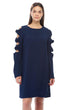 Women Navy Blue Dress