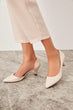 Beige Women 'S Heels Shoes