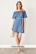 Mavi Carmen Collar Denim Dress