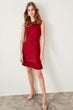 Bordeaux Detailed Dress