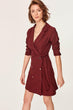 Burgundy Jacket Dress