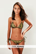 Khaki Sequined Bikini Six