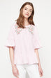 Women Pink Striped Blouse