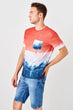 Multi-Color Men 'S Slim Fit New T-shirt
