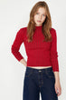 "Women 'S Red Turtleneck "