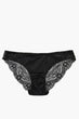 Women Black Lace Detail Panties