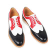 Sneakers Men Genuine Cow Leather Patchwork Full Brogue Custom Made Mans Footwear Casual Luxury Sports Zapatos de Hombre