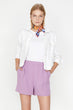 Women Purple Shorts