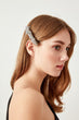 Gray Cubic Zirconia Hair Accessory  Single Size