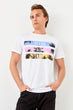 White Men 'S Cotton T Shirt