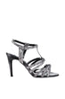 Gray Snake Pattern Women 'S High-Heeled Shoes TAKSS19KW0042