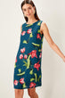 Oil Flower Print Dress