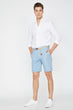 Male Blue Print Shorts/Bermuda