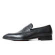 Plain Black Litchi Leather Loafer Shoes Men Handmade Blake Mans Footwear Casual Luxury Brand Wedding Driiving Zapatos