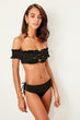 Black Eyelet Detailed Bikini