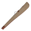 Vintage Hunting Shotgun Slip Case Gun Protection Fleece Padded Brown Canvas Leather Carrier 130CM Gun Accessories