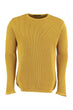 Mustard Male Bike Collar Sweater