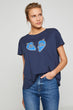 Women Navy T-Shirt