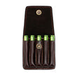 Hunting Rifle 5 Cartridge Shells Holder Ammo Shells Carrier Hang To The Waist Belt Top Grain Leather