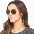 Brand Fashion Twin-Beams Metal Sunglasses Women Men Luxury Designer Vintage Mirrored Sun Glasses  UV400