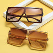Vintage Big Frame Square Sunglasses Women Gradient Shades Oversized Luxury Fashion Female Male Sun Glasses Oculos UV400