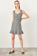 Black Plaids Dress