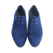 Autumn New Men's Derby Shoes Sheep Suede Male Handmade Zapatos Plus Size Blue Casual Lace-up Male Shoe Footwear