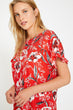 Women Red Blouse